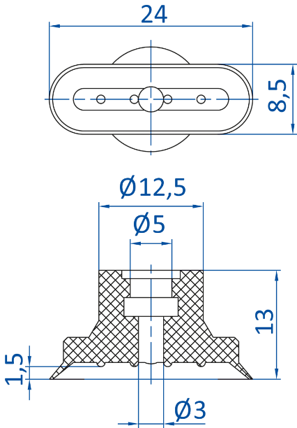 Овальная вакуумная присоска FIPA серии SKH-O 132.24X8.066.14 чертеж.png